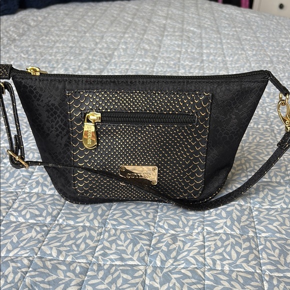 Cutler Black and Gold Purse - Picture 1 of 9
